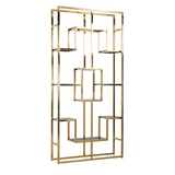 Richmond Interiors Magnus Steel and Glass Display Unit