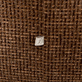 Richmond Interiors Marina Swivel Lounge Chair – Brown Blockweave