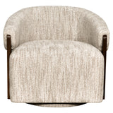 Richmond Interiors Marina Swivel Lounge Chair – Natural Blockweave