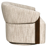 Richmond Interiors Marina Swivel Lounge Chair – Natural Blockweave