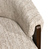 Richmond Interiors Marina Swivel Lounge Chair – Natural Blockweave