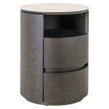 Richmond Interiors Nando Nightstand – 2 Drawers – Brown