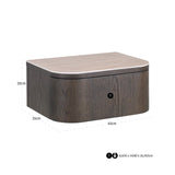 Richmond Interiors Nando Nightstand – Brown