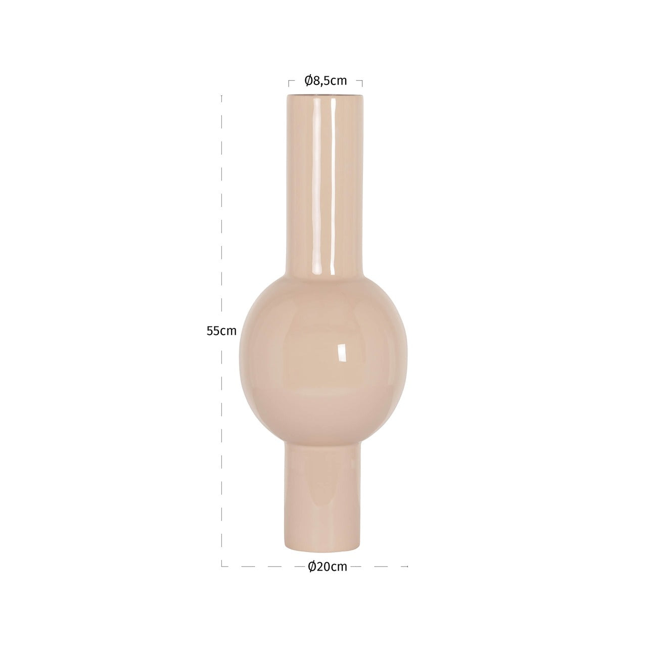 Richmond Interiors Novee Vase – Tapioca