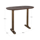Richmond Interiors Revelin Bar Table – Dark Brown
