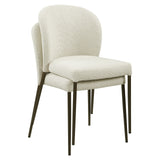 Richmond Interiors Stacker Dining Chair – Set of 2 – Biscotti