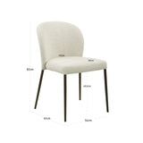 Richmond Interiors Stacker Dining Chair – Set of 2 – Biscotti