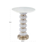Richmond Interiors Villeray End Table – White