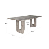 Richmond Interiors Westin Dining Table – 230cm