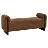 Richmond Interiors Winslov Bench – Brown Blockweave