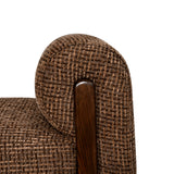 Richmond Interiors Winslov Bench – Brown Blockweave