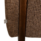 Richmond Interiors Winslov Bench – Brown Blockweave