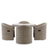 Riviera Outdoor Dining Set - 4 Seater