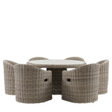 Riviera Outdoor Dining Set - 6 Seater