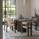 Roman Extending Dining Table - Oval