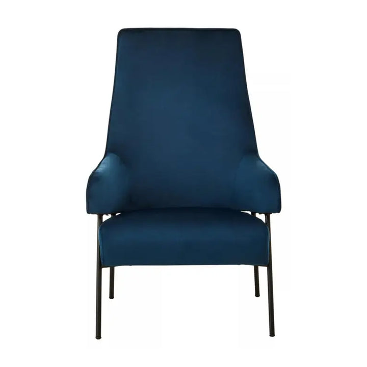 Elara Chair – Blue Velvet