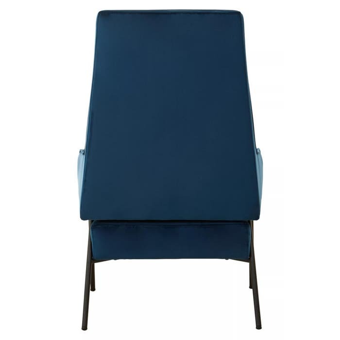 Elara Chair – Blue Velvet