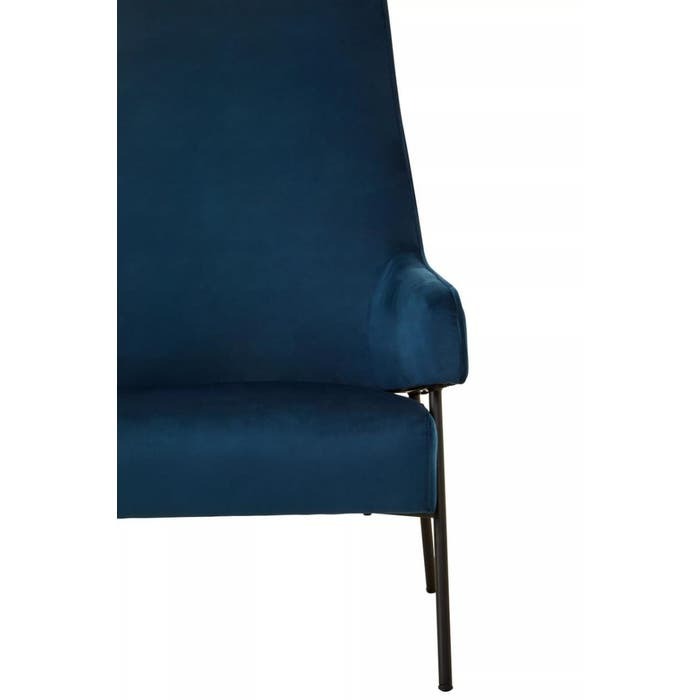 Elara Chair – Blue Velvet