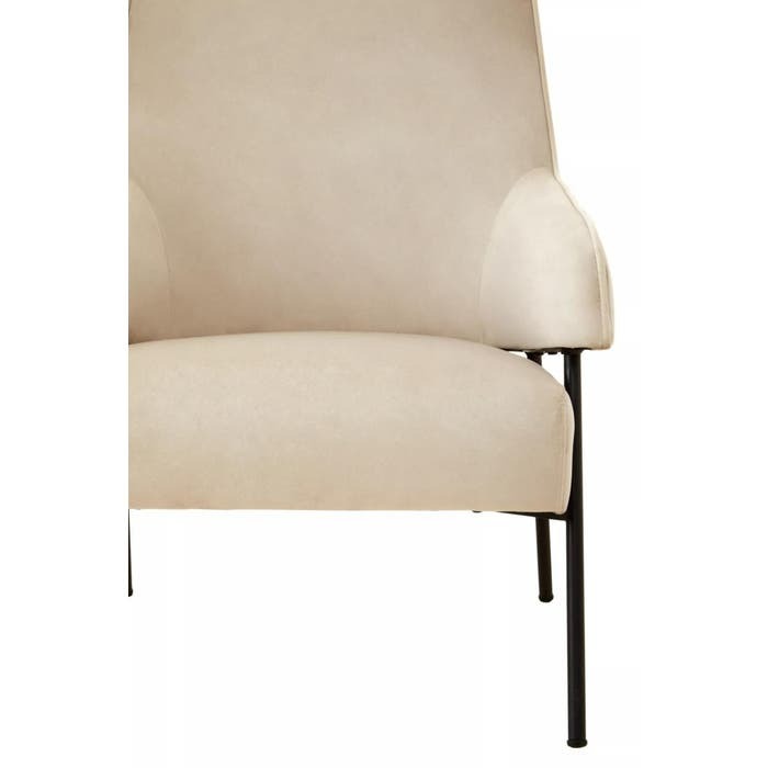 Elara Chair – Cream Velvet