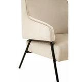 Elara Chair – Cream Velvet