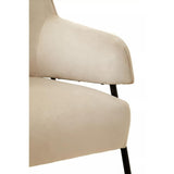 Elara Chair – Cream Velvet