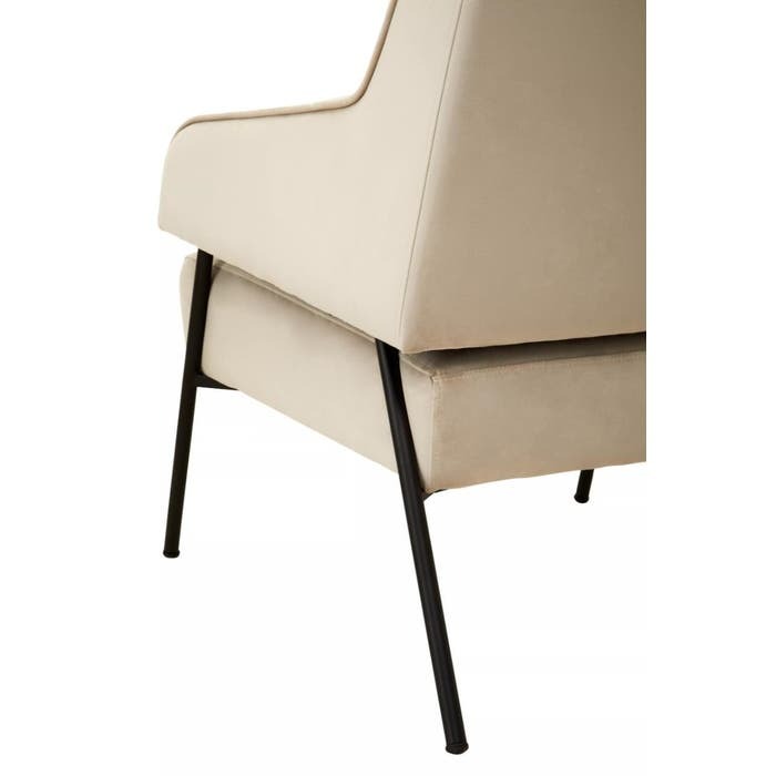 Elara Chair – Cream Velvet