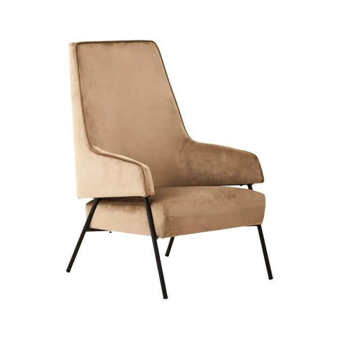 Elara Chair – Mink Velvet