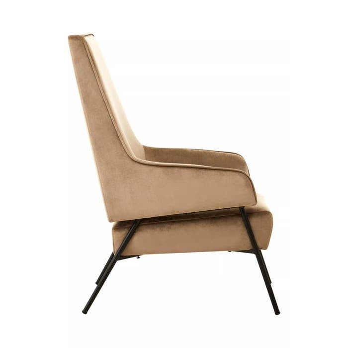 Elara Chair – Mink Velvet