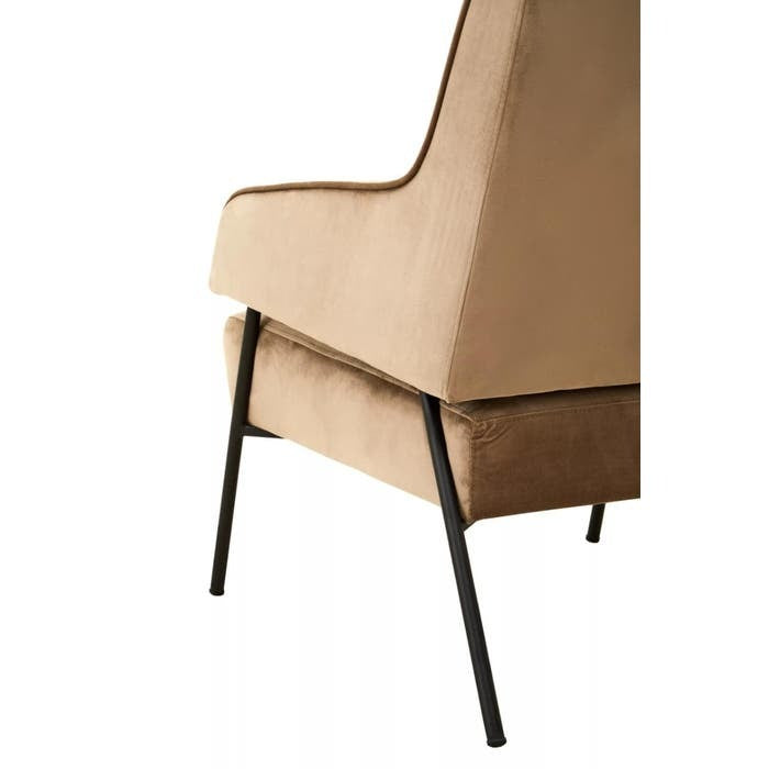 Elara Chair – Mink Velvet