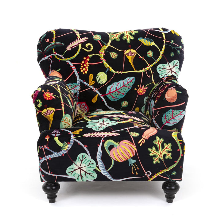 Seletti Botanical Diva Armchair – Black