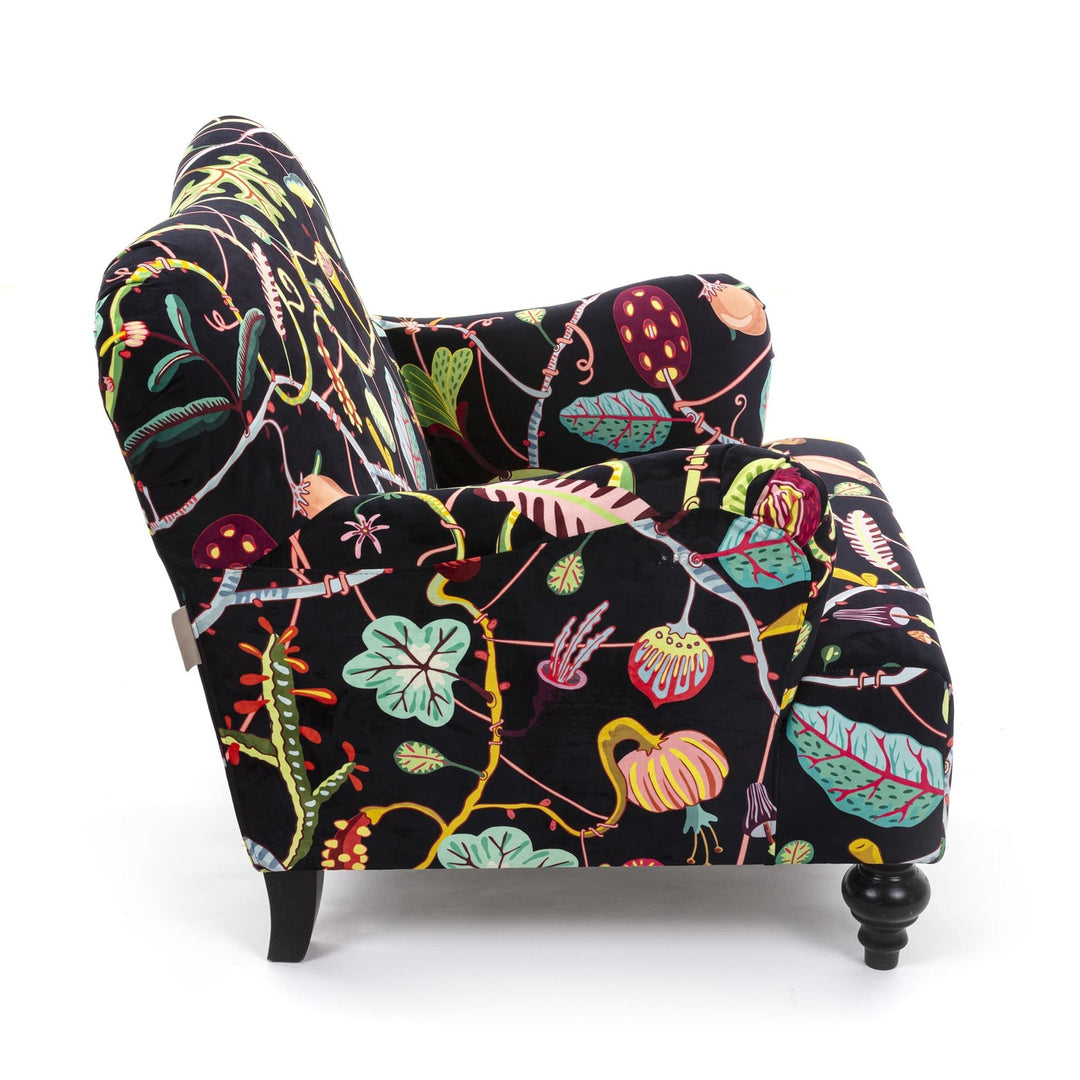 Seletti Botanical Diva Armchair – Black