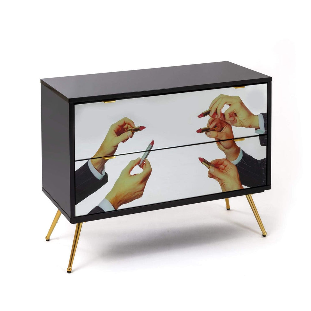 Seletti Lipstick Chest of Drawers – 2 Drawers