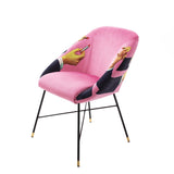Seletti Lipstick Padded Chair – Pink