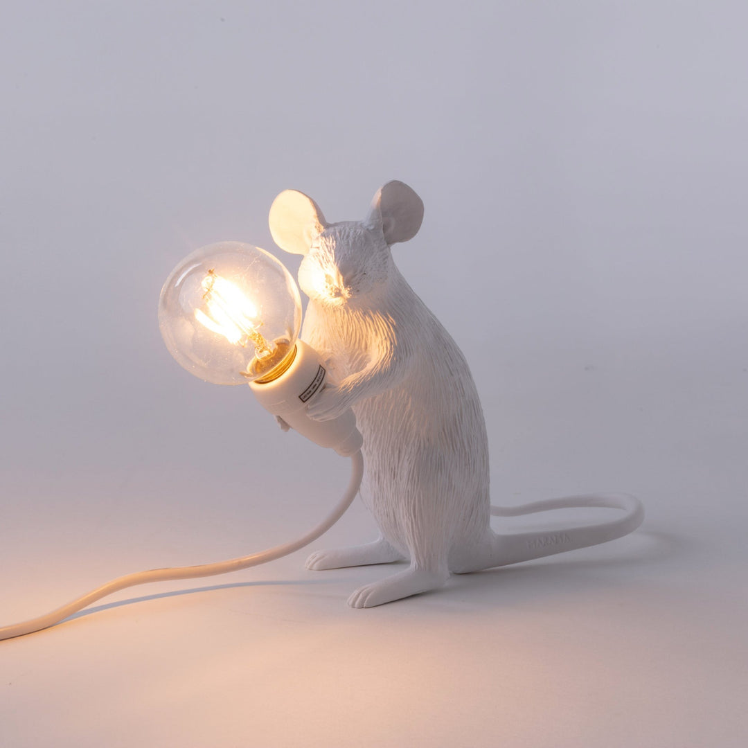 Seletti Mouse Lamp Mac – White