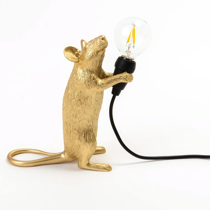 Seletti Mouse Standing Lamp – Gold