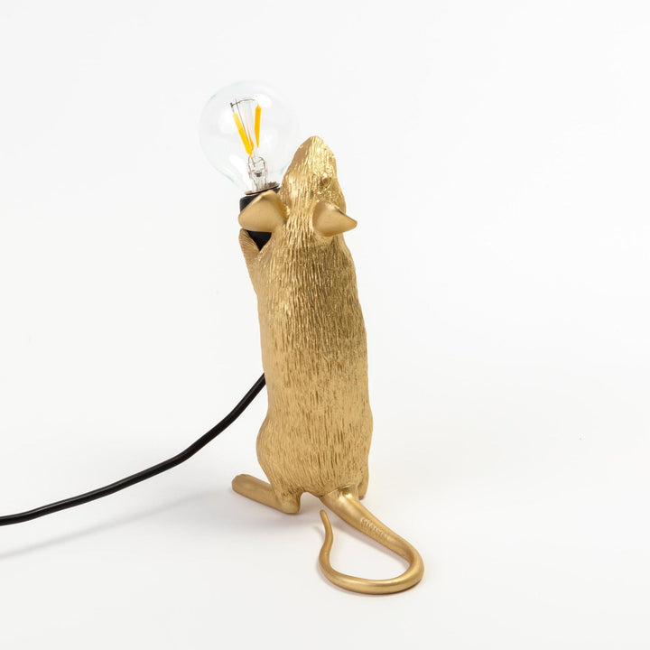 Seletti Mouse Standing Lamp – Gold