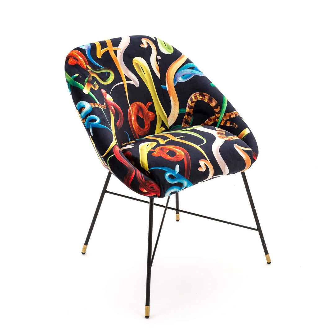 Seletti Snakes Padded Chair