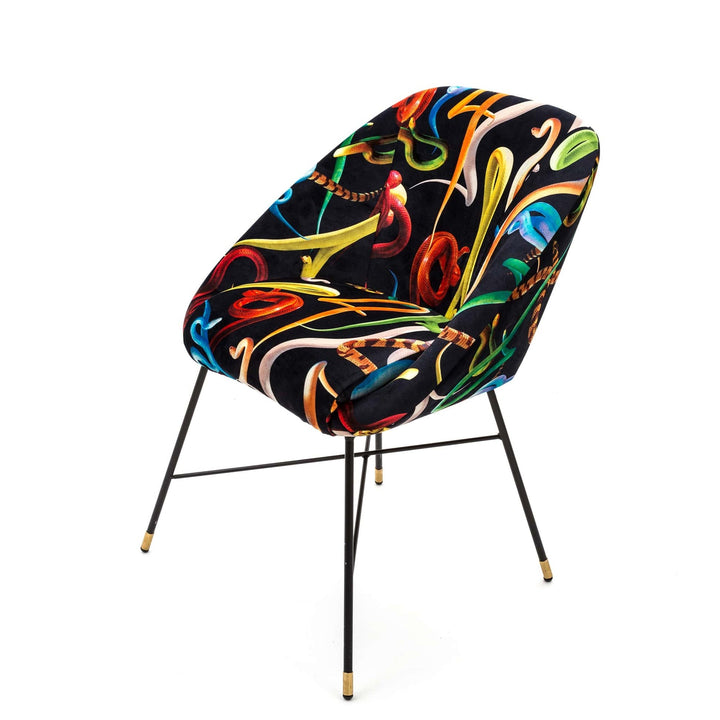 Seletti Snakes Padded Chair