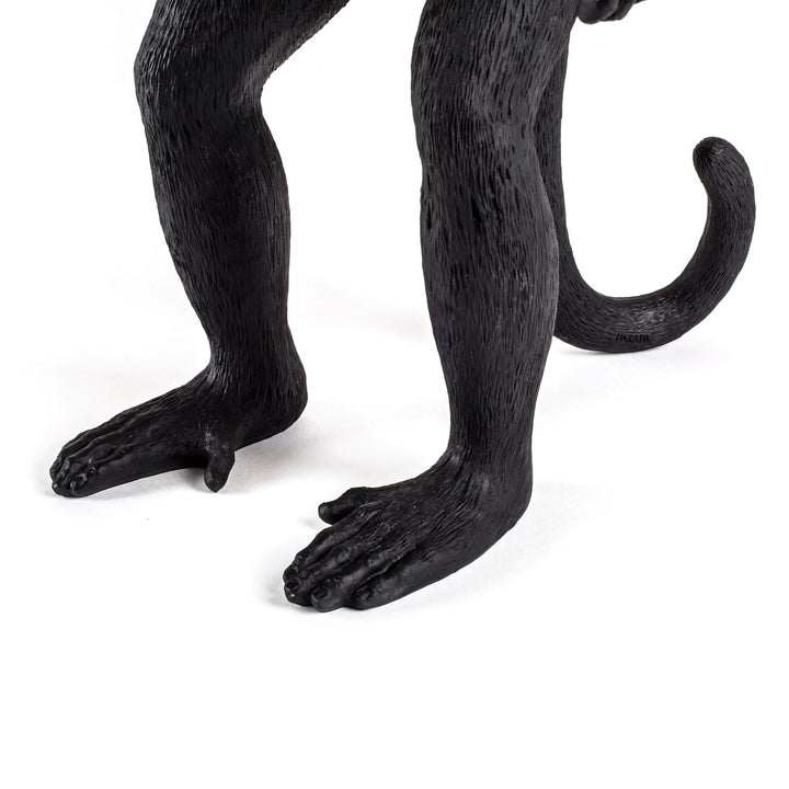 Seletti Standing Monkey Lamp – Black