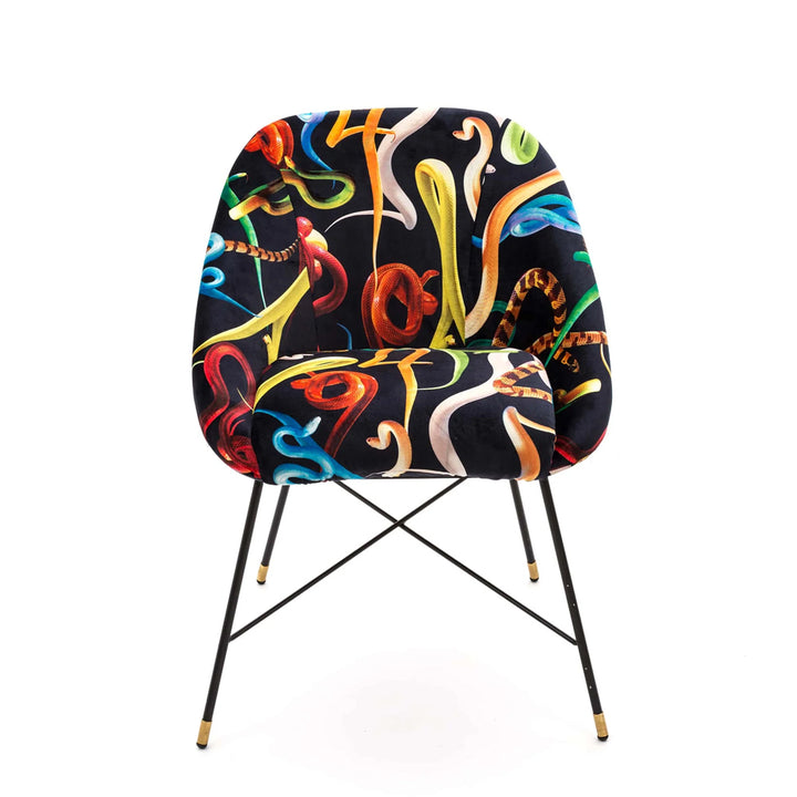 Seletti Snakes Padded Chair