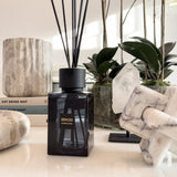 Large Amora Reed Diffuser with Onyx Glass Bottle