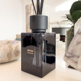 Large Amora Reed Diffuser with Onyx Glass Bottle
