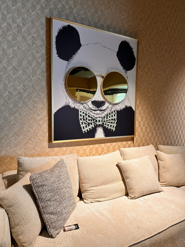 Richmond Interiors Shiny Panda Wall Art