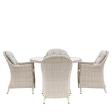 Silvester Round Dining Set – 4 Seater