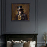 Sir Bananington - Gentleman Chimpanzee – Oxford Square Frame