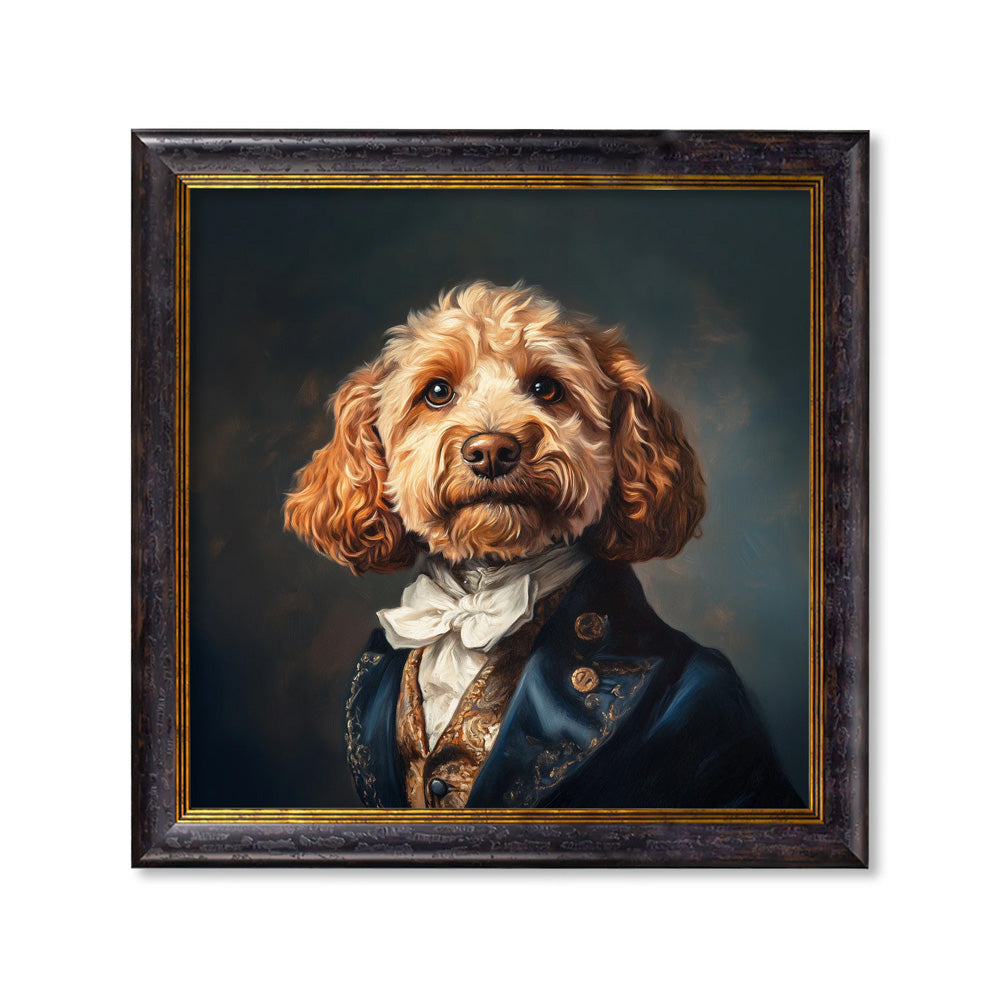 Sir Barkington - Gentleman Cockapoo – Oxford Square Frame