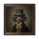 Sir Poodleton - Gentleman Poodle – Oxford Square Frame