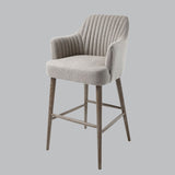 Livingsley Slate Warm Grey Bar Stool