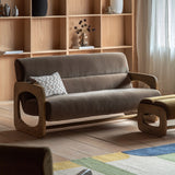 Solace Footstool – Verona Sepia