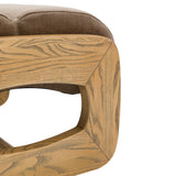 Solace Footstool – Verona Sepia